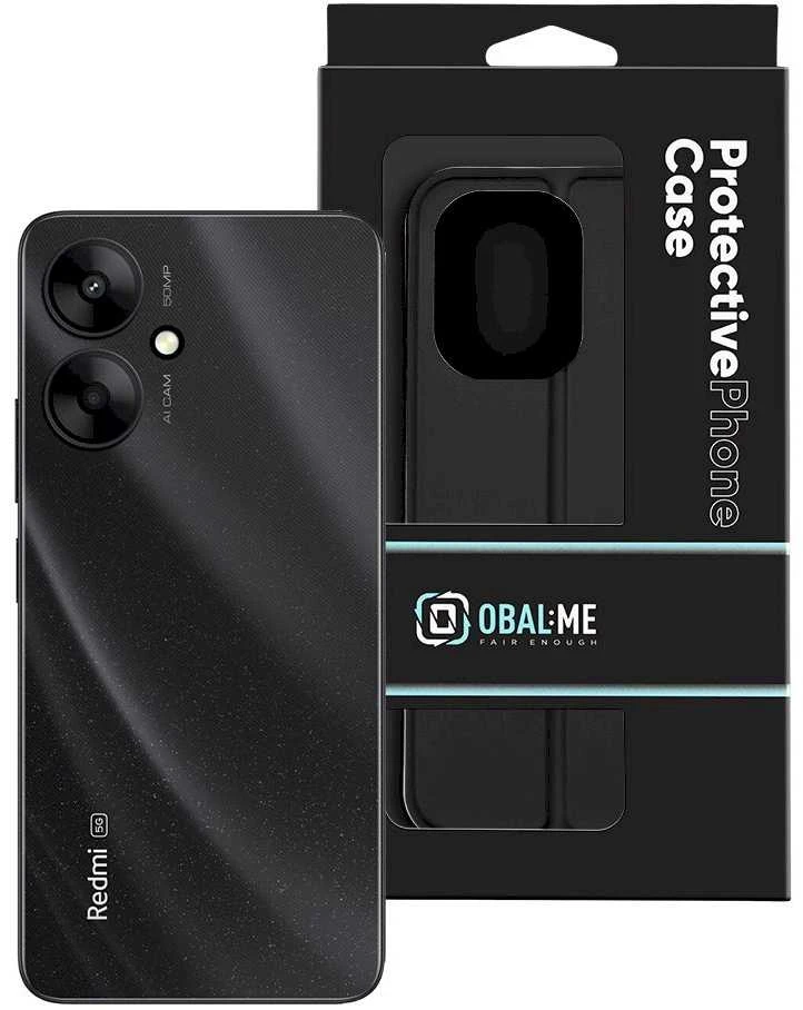 OBAL:ME SmoothTouch dėklas skirtas telefonui Xiaomi raudonos spalvosmi 13C 5G juodos spalvos