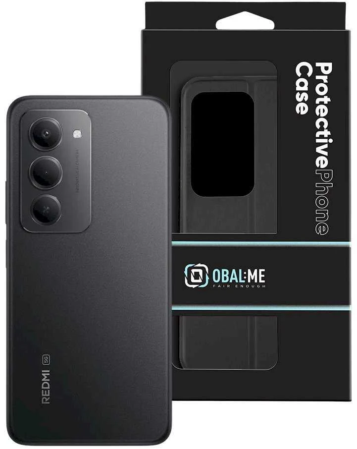 OBAL:ME SmoothTouch dėklas skirtas Xiaomi Redmi 15 4G/5G juodos spalvos