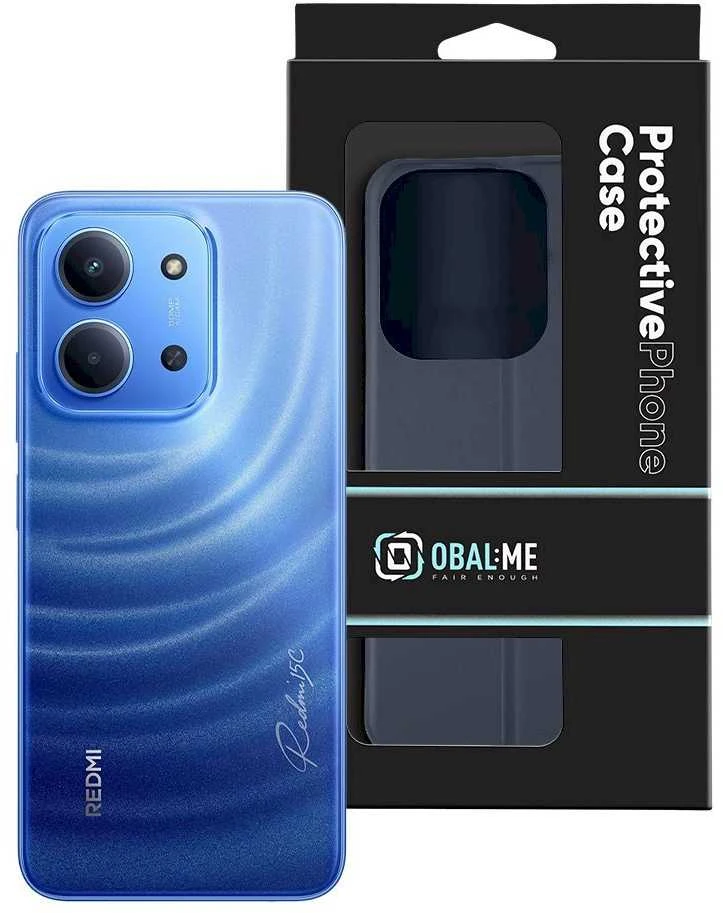 OBAL:ME SmoothTouch dėklas skirtas Xiaomi Redmi 15C 4G/5G Dark Mėlyna