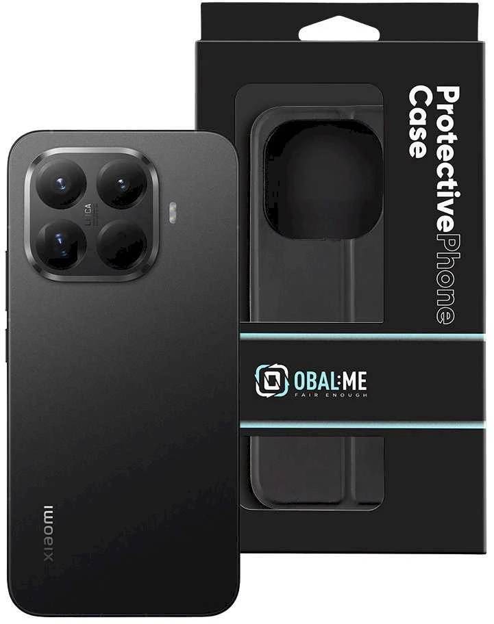 OBAL:ME SmoothTouch dėklas skirtas Xiaomi 15T Pro juodos spalvos