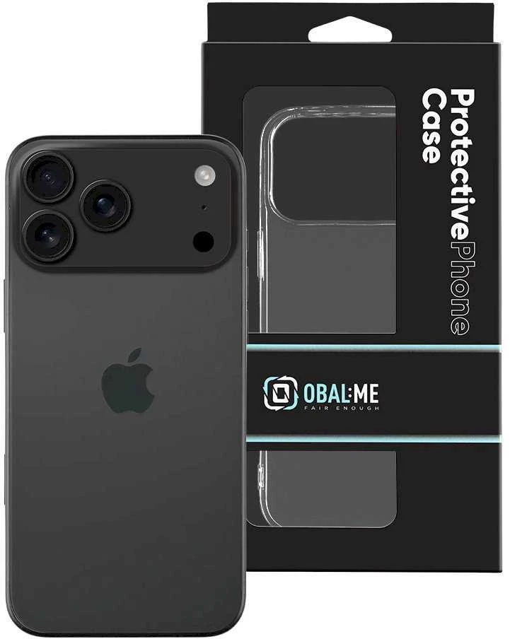 OBAL:ME TPU dėklas skirtas Apple iPhone 17 Pro Max skaidrus