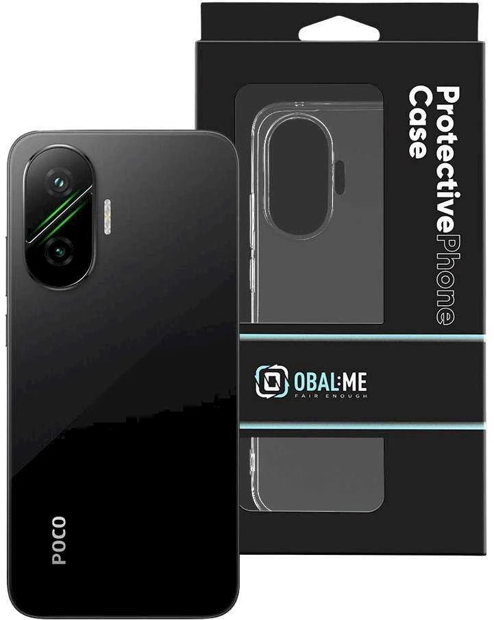 OBAL:ME TPU dėklas skirtas Xiaomi Poco F7 skaidrus