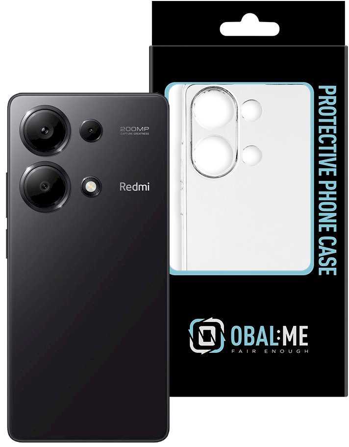 OBAL:ME TPU dėklas telefonui Xiaomi raudonos spalvosmi Note 13 Pro 4G skaidrus