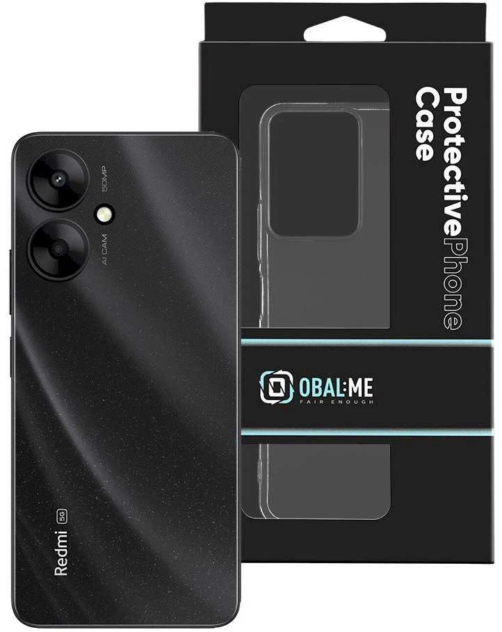 OBAL:ME TPU dėklas telefonui Xiaomi raudonos spalvosmi 13C 5G skaidrus