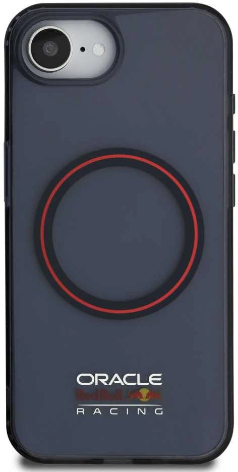 Red Bull Raudona Bull Raudona Bull PC/TPU Raudona Ring MagSafe dėklas skirtas Apple iPhone 16e mėlynos spalvos