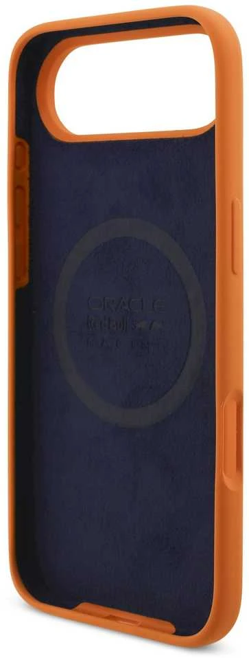 Red Bull Raudona Bull Raudona Bull Silicone Mėlyna Ring MagSafe dėklas skirtas Apple iPhone Air oranžinės spalvos