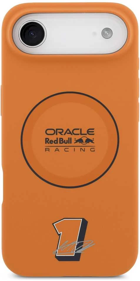 Red Bull Raudona Bull Raudona Bull Silicone Mėlyna Ring MagSafe dėklas skirtas Apple iPhone Air oranžinės spalvos