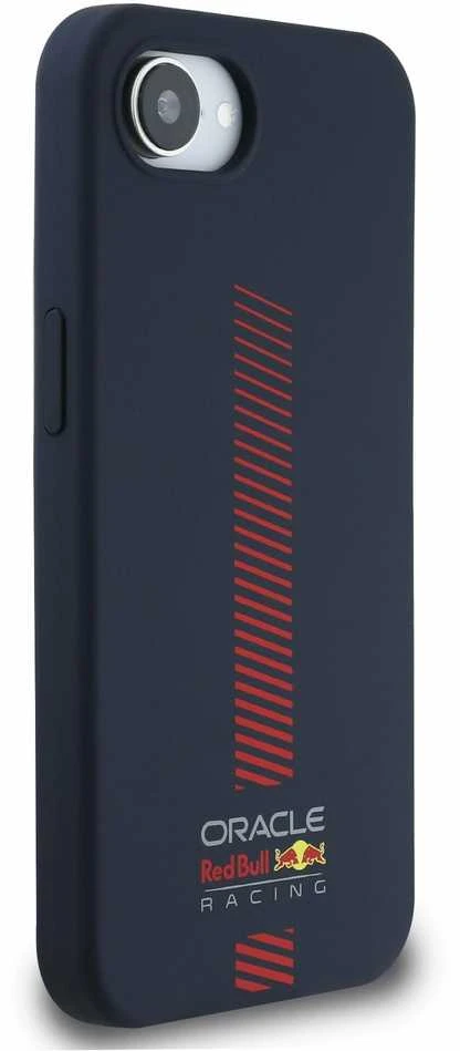 Red Bull Raudona Bull Raudona Bull Silicone Powerbar MagSafe Apple iPhone 16e dėklas telefonui mėlynos spalvos