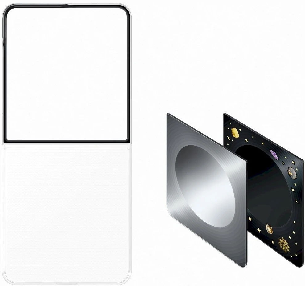 Dėklas FF776CBE Flipsuit Magnet Samsung Galaxy Flip 8, Juodas