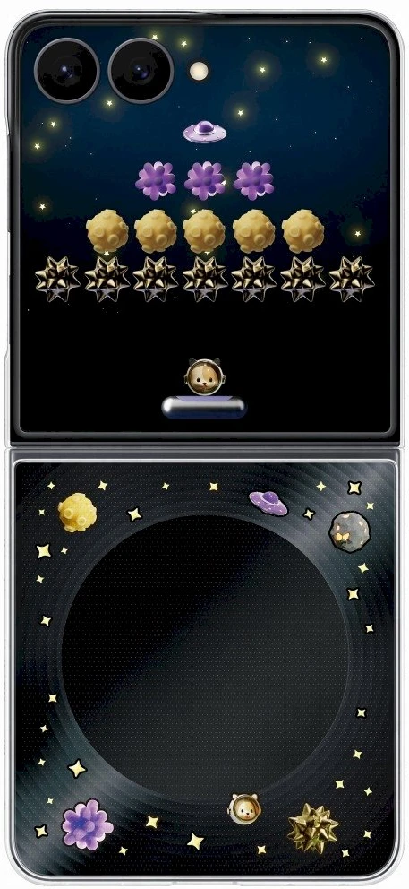 Dėklas FF776CBE Flipsuit Magnet Samsung Galaxy Flip 8, Juodas