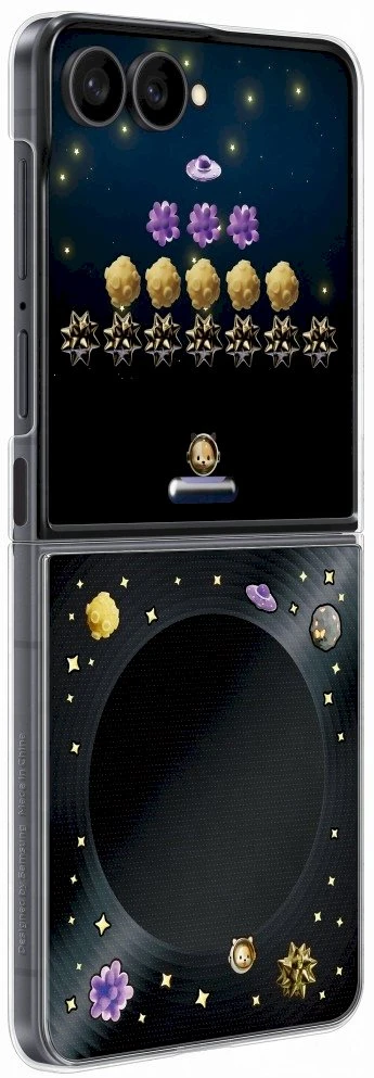 Dėklas FF776CBE Flipsuit Magnet Samsung Galaxy Flip 8, Juodas