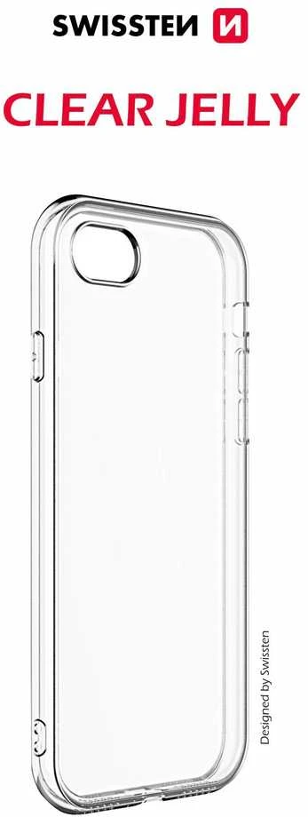 SWISSTEN skaidrus želė dėklas, skirtas MOTOROLA E20, skaidrus