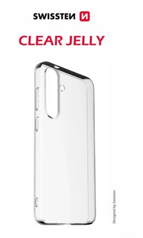 SWISSTEN skaidrus želė dėklas, skirtas „Samsung Galaxy S26 Plus 5G“, permatomas