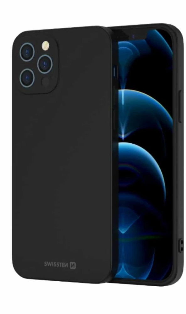 Swissten „Soft Joy“ dėklas „Xiaomi Redmi Note 13 Pro 4G“, juodas