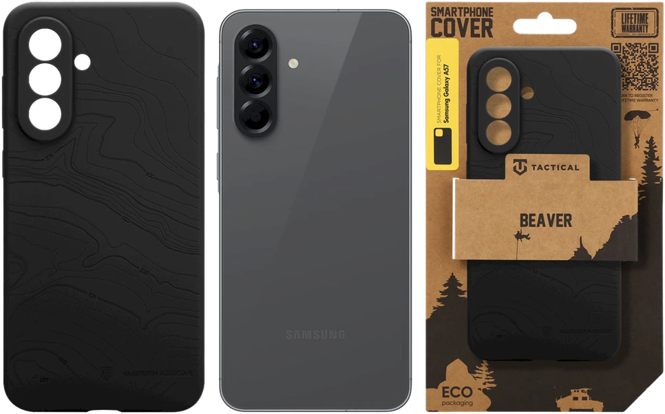 Tactical Beaver dėklas skirtas Samsung Galaxy A57 Asphalt