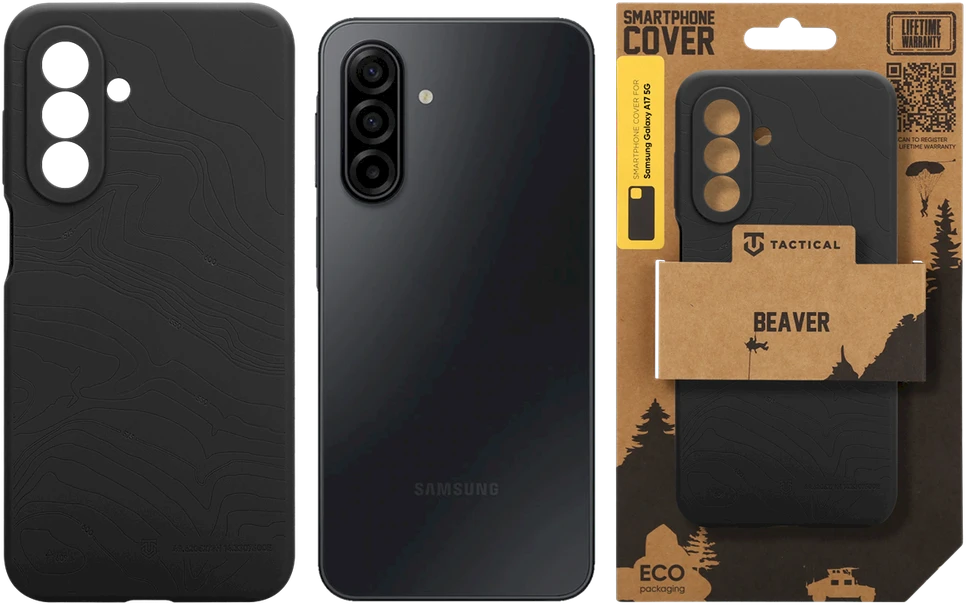 Tactical Beaver dėklas skirtas Samsung Galaxy A17 Asphalt