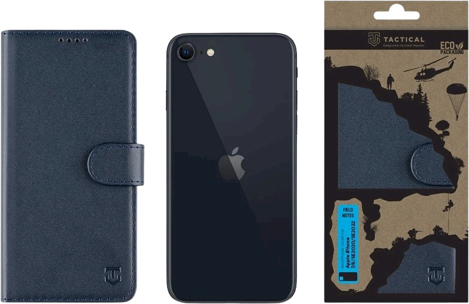 Tactical Field Notes skirtas Apple iPhone 7/8/SE2020/SE2022 dėklas telefonui mėlynos spalvos