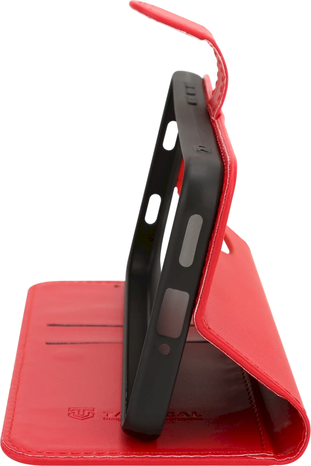 Tactical Field Notes dėklas skirtas Xiaomi Redmi Note 15 Pro raudonos spalvos