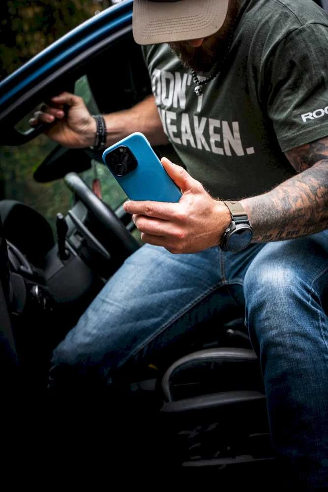 Tactical MagForce Aramid dėklas skirtas Apple iPhone 16 Pro Mėlyna Jay