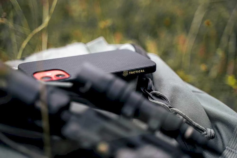 Tactical MagForce Aramid skirtas Samsung Galaxy S25 dėklas telefonui juodos spalvos