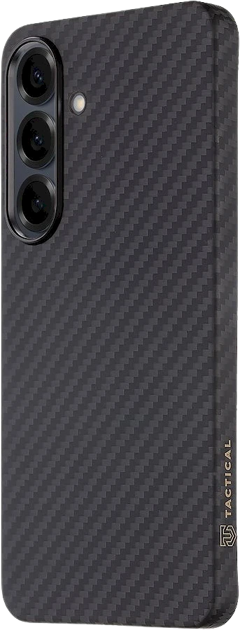 Tactical MagForce Aramid skirtas Samsung Galaxy S25 dėklas telefonui juodos spalvos