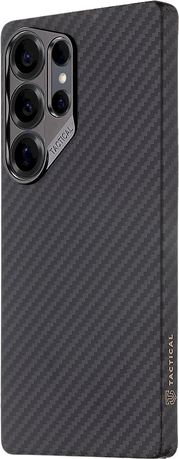 Tactical MagForce Aramid skirtas Samsung Galaxy S25 Ultra dėklas telefonui juodos spalvos