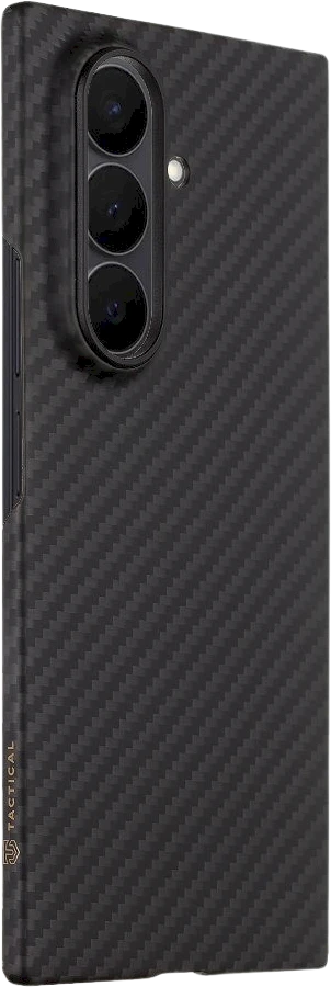 Tactical MagForce Aramid dėklas skirtas Samsung Galaxy Z Fold 7 juodos spalvos
