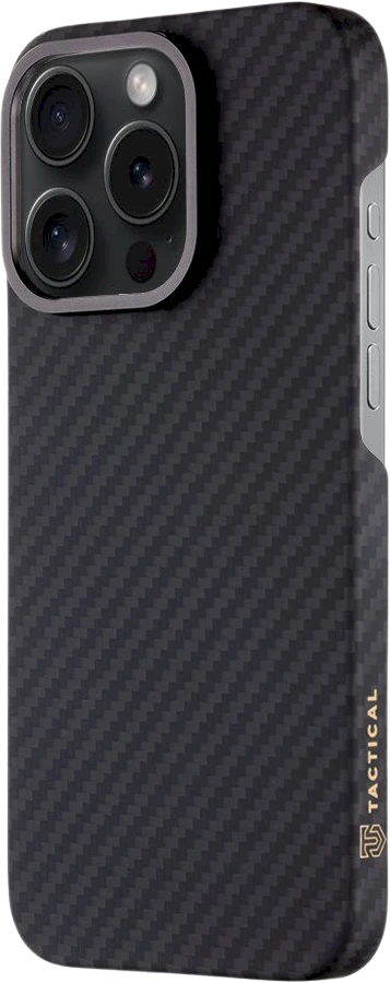 Tactical MagForce Aramid skirtas Apple iPhone 15 Pro dėklas telefonui juodos spalvos