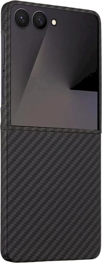 Tactical MagForce Aramid dėklas skirtas Samsung Galaxy Z Flip 7 juodos spalvos