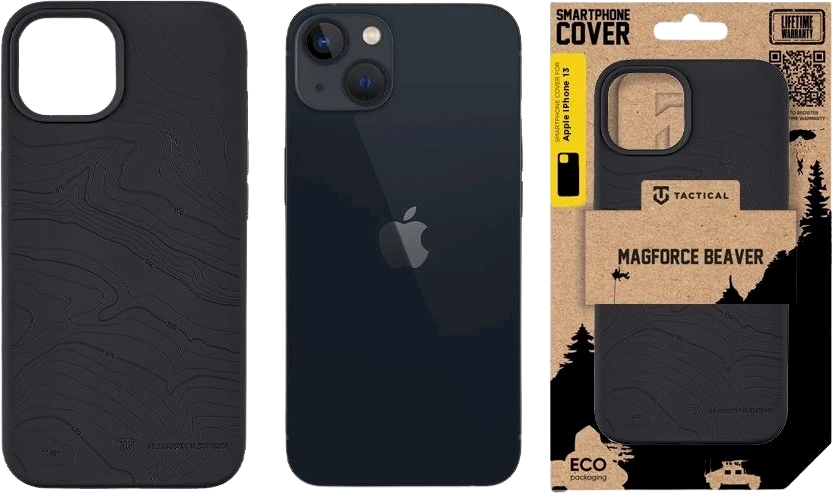 Tactical MagForce Beaver dėklas skirtas iPhone 13 Asphalt