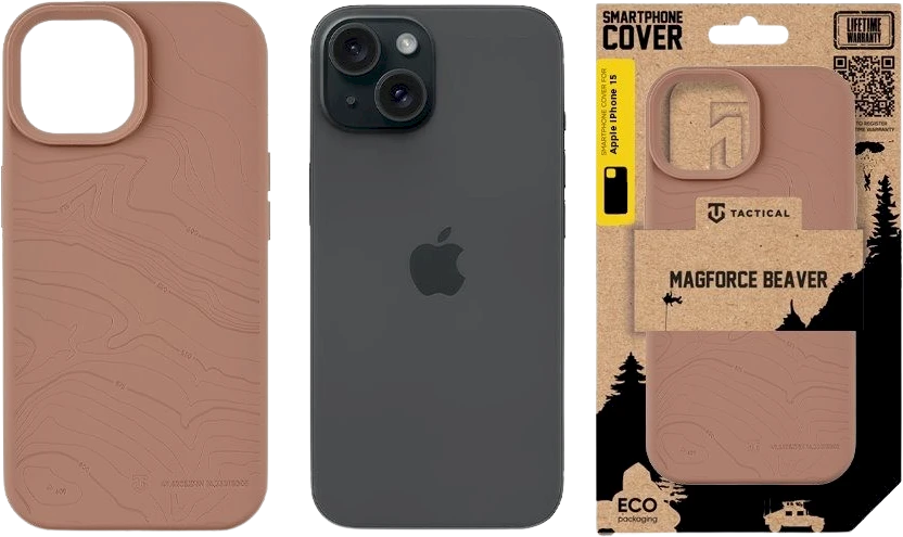 Tactical MagForce Beaver dėklas skirtas iPhone 15 Moucha Moose
