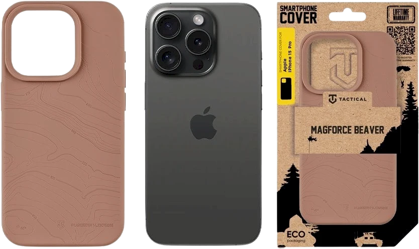 Tactical MagForce Beaver dėklas skirtas iPhone 15 Pro Moucha Moose