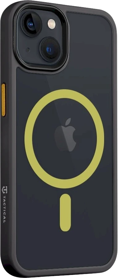 Tactical MagForce Hyperstealth 2.0 dėklas telefonui Apple iPhone 13 juodos ir geltonos spalvos