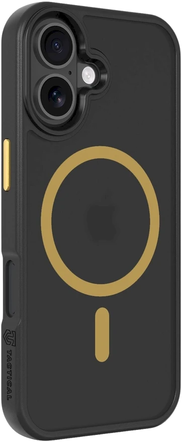 Tactical MagForce Hyperstealth 2.0 dėklas skirtas Apple iPhone 17 juodos ir geltonos spalvos