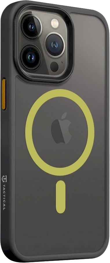 Tactical MagForce Hyperstealth 2.0 dėklas telefonui Apple iPhone 13 Pro juodos ir geltonos spalvos