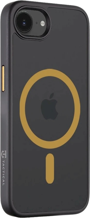 Tactical MagForce Hyperstealth 2.0 dėklas telefonui Apple iPhone 16e juodos ir geltonos spalvos