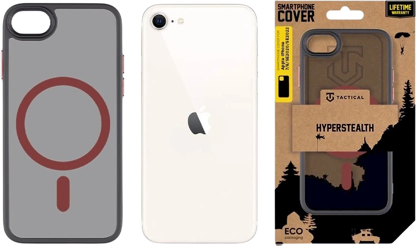 Tactical MagForce Hyperstealth 2.0 dėklas telefonui Apple iPhone 7/8/SE2020/SE2022 juodos ir geltonos spalvos