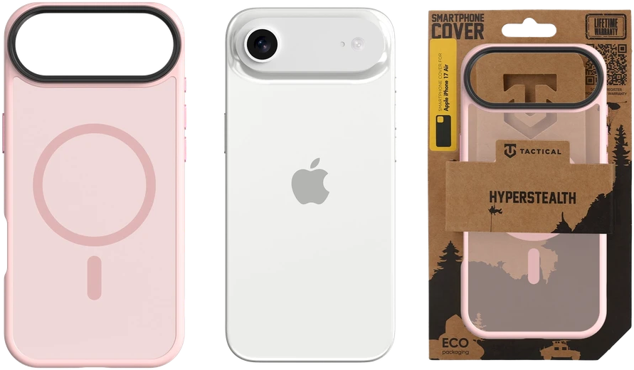Tactical MagForce Hyperstealth dėklas skirtas Apple iPhone 17 Air Rožinė Panther
