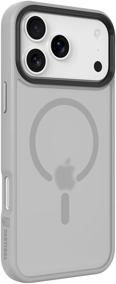 Tactical MagForce Hyperstealth dėklas skirtas Apple iPhone 17 Pro Max šviesiai pilkos spalvos