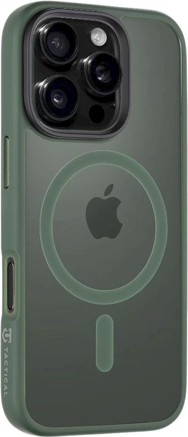 Tactical MagForce Hyperstealth dėklas telefonui Apple iPhone 16 Pro miško žalios spalvos