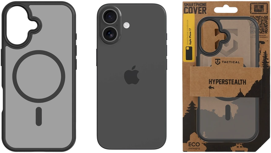Tactical MagForce Hyperstealth dėklas skirtas Apple iPhone 17 Asphalt