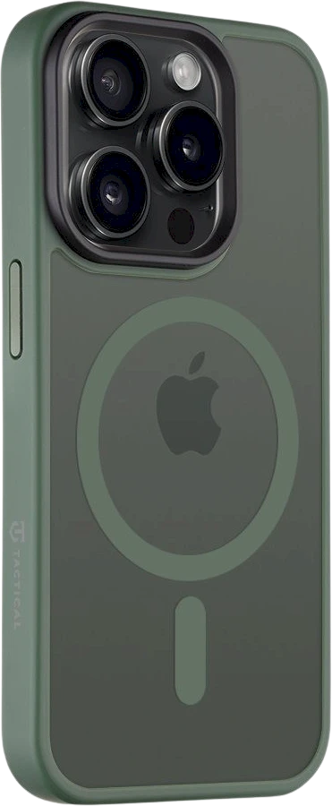 Dėklas Tactical MagForce Hyperstealth dangtelis, skirtas iPhone 15 Pro Forest Žalias