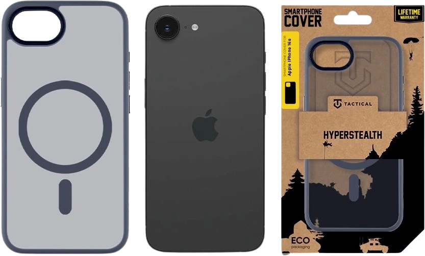 Tactical MagForce Hyperstealth dėklas telefonui Apple iPhone 16e Deep Mėlyna