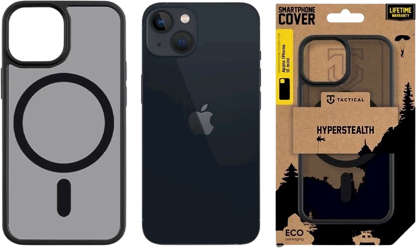 Dėklas Tactical MagForce Hyperstealth dangtelis, skirtas iPhone 13 mini Asphalt