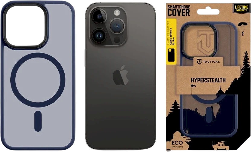 Dėklas Tactical MagForce Hyperstealth dangtelis, skirtas iPhone 14 Pro Beach Žalias
