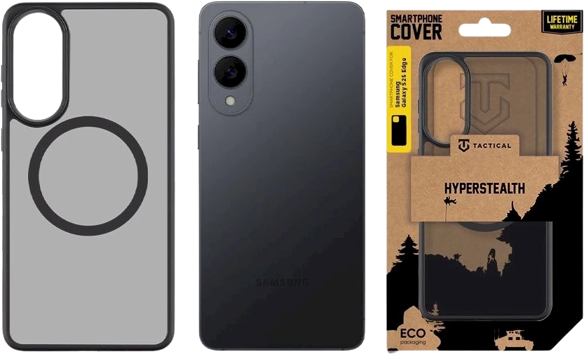 Tactical MagForce Hyperstealth dėklas skirtas Samsung Galaxy S25 Edge Asphalt