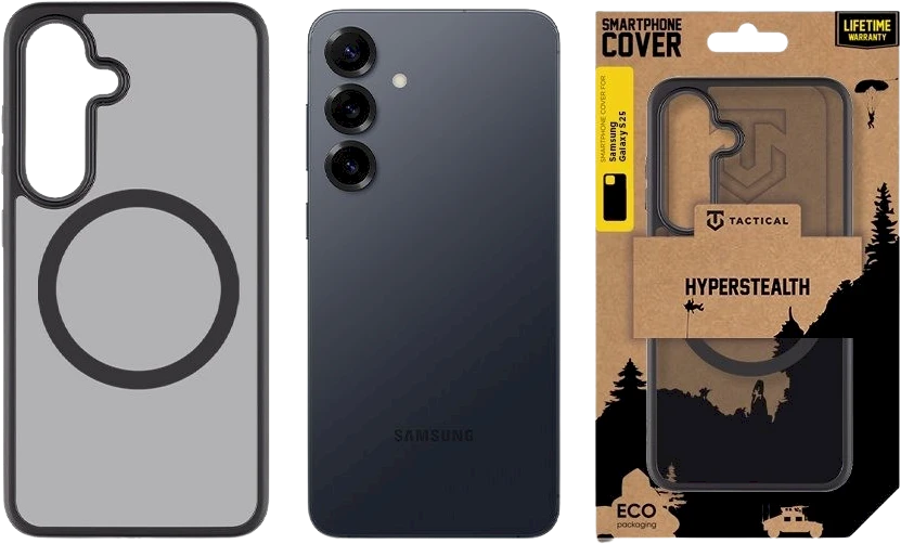 Tactical MagForce Hyperstealth dėklas skirtas Samsung Galaxy S25 Asphalt
