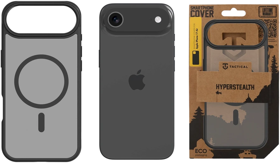 Tactical MagForce Hyperstealth dėklas skirtas Apple iPhone 17 Air Asphalt