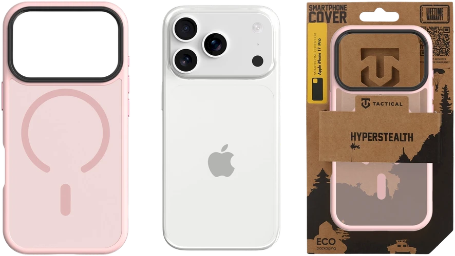 Tactical MagForce Hyperstealth dėklas skirtas Apple iPhone 17 Pro Rožinė Panther