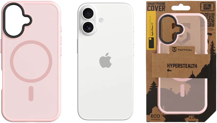 Tactical MagForce Hyperstealth dėklas skirtas Apple iPhone 17 Rožinė Panther